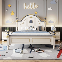 American light luxury single bed childrens bed boys and girls childrens room furniture combination set childrens bed teenage bed