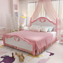 Full solid wood children bed girl boy princess bed European furniture combination Suite 1 2 meters 1 5 meters single bed