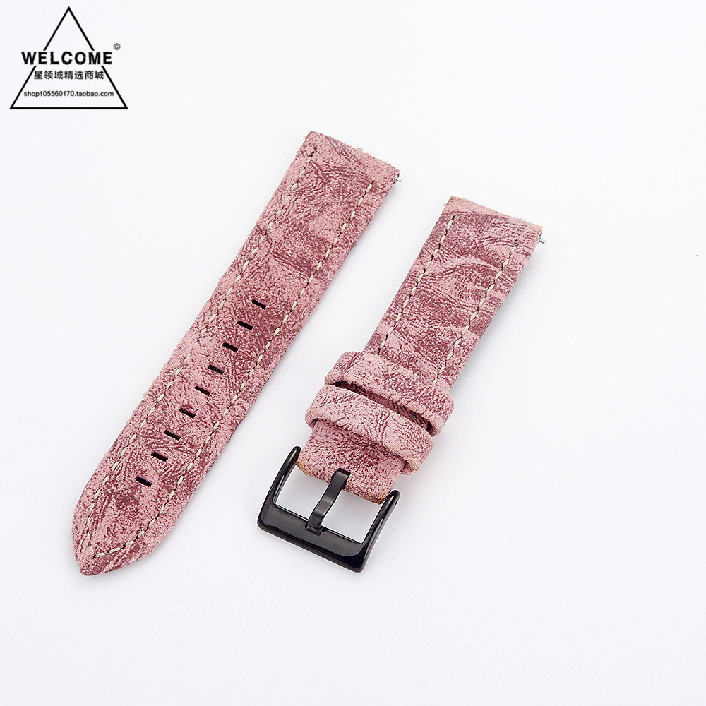 72H出貨 佳明 GarminMove Style/Luxe 手錶帶 復古真皮頭層牛皮 20MM接頭