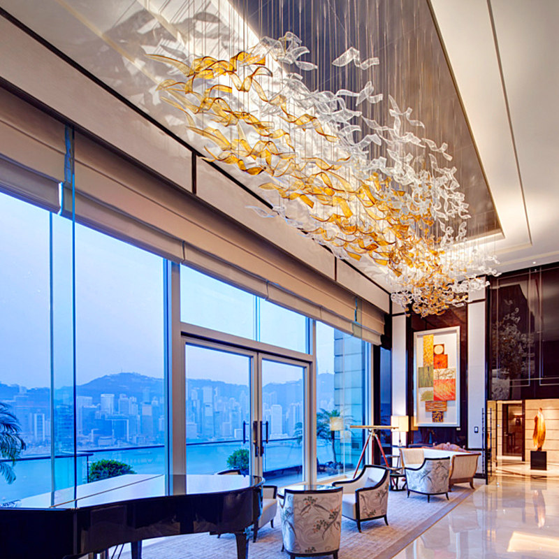 Creative Engineering Hangings Beauty Chen Mall Air Non-Mark Hanging Accessories Overall Soft Dress Art Hotel Lobby Suspended Ceiling Decoration