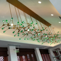 Custom Rear Modern Restaurant Molecular Chandelier Creative Duplex Building Living Room Lobby Light Hotel Clubhouse Branch Chandelier