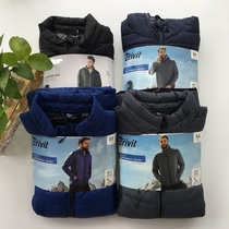 Foreign trade export to Germany original single mens new down cotton cotton coat lightweight warm cotton jacket large size mens clothing