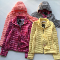 Export German tail single foreign trade Womens ultra-light cotton jacket down cotton cotton coat Joker light coat