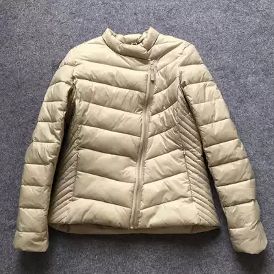 Foreign trade Original Single autumn and winter new women's ultra-light cotton jacket down cotton cotton coat slim thin coat can be stored