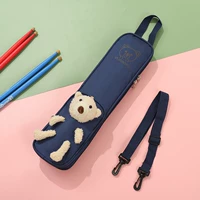 W-43 Blue Bear Puppet Drum Back