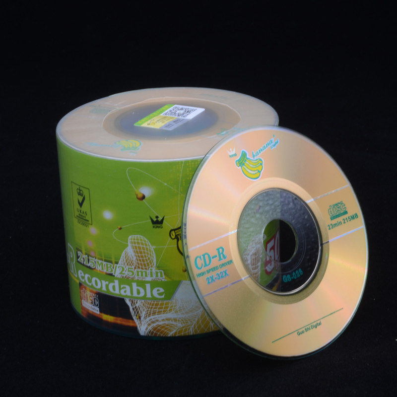 Banana 3 Inch Cd-R Disc 8CM Small Disc 2X-32X CD Blank Lettering Disc 215MB Blank Disc Empty Disc ARCHIVE COMMON DISC