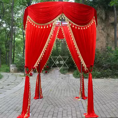 Chinese wedding happy Pavilion wedding ceremony pavilion happy Pavilion Princess Pavilion Rome Pavilion wedding four corner pavilion Big Red New