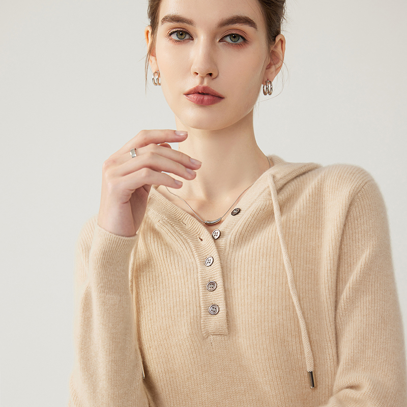 Fashionable Outfit! Women's Cashmere Hoodie, Solid Color, Loose-Fitting, Autumn and Winter Knit Sweater, Base Layer Sweatshirt Jacket for Women Fashionable Outfit! Women's Cashmere Hoodie, Solid Color, Loose-Fitting, Autumn and Winter Knit Sweater, Base Layer Sweatshirt Jacket for Women