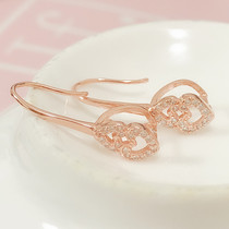 Ear hook accessories ear hook clasp safe buckle DIY accessories S925 Tremella hook buckle pendant earhook buckle Silver Buckle