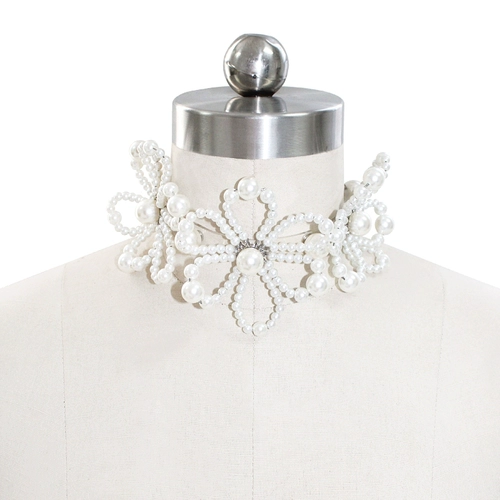 Оригинальный прозрачный чокер, портупея на ногу, 2 шт, DIY, в цветочек, стиль Лолита