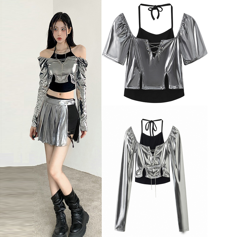 Korean Dance Kpop Girl Group Stage Outfit Hot Girl Set Female Ds Jazz Dance Street Dance Streetwear Dance Performance Costume Trendy