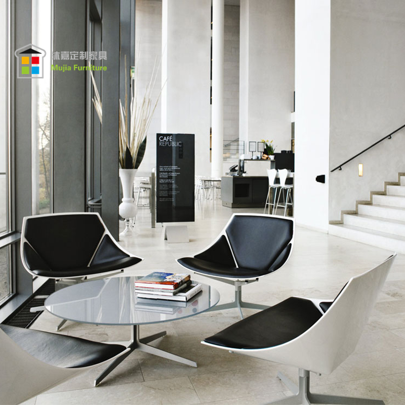 Nordic designer space chair leisure chair hotel negotiation living room reception armchair office swivel chair