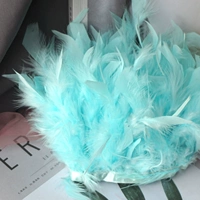 Озеро вода синий 12#длинная огненная пленка ткань 1 метр