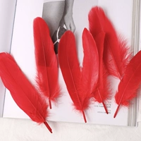 50 красных волос моллюсков 50 корней