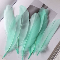 50 светло -голубых зеленых волос моллюсков 50 корней