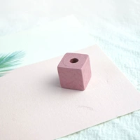 Кожаные порошковые квадратные бусины 12 мм (5)