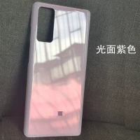 S20fe задняя крышка без рамки матовая фиолетовая оригинал