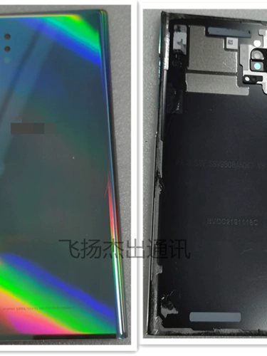 Подходит для Samsung Note Battery Cover Note10+ задний крышка Note10plus Actule Atterme Middle Frame Metal