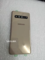 Оригинальная задняя крышка из стеклянной золотой с зеркальной рамой S10 5G