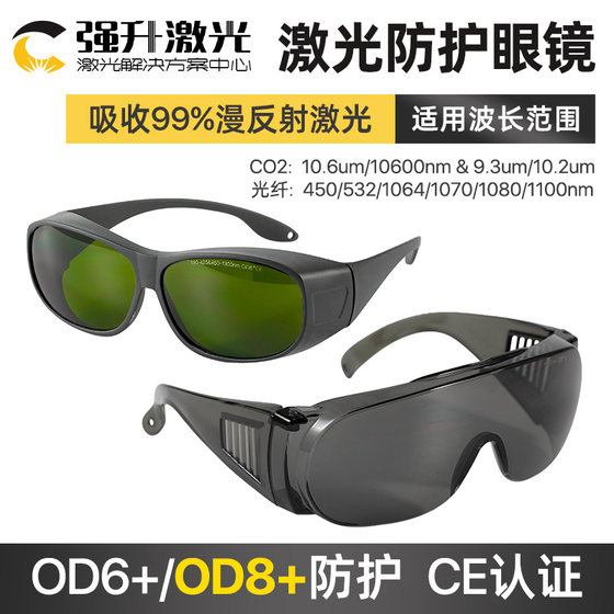 레이저 보호 안경 CO2 마킹 기계 섬유 절단기 용접 및 조각 특수 방사선 보호 차광 안경