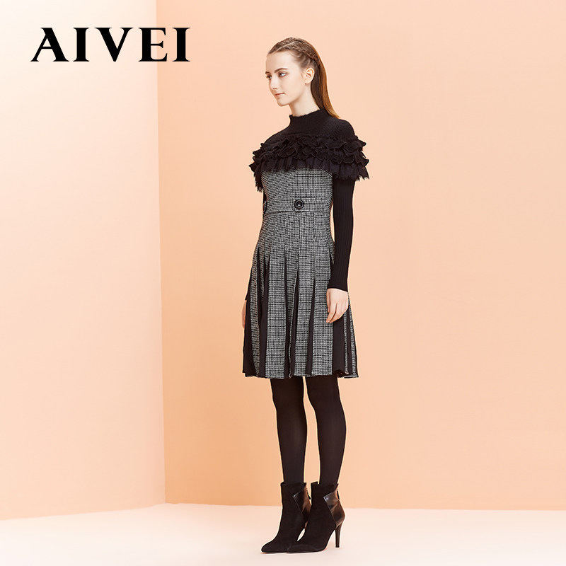 AIVEI Ivy dress 15 winter models counter H7601401 RRP 2880
