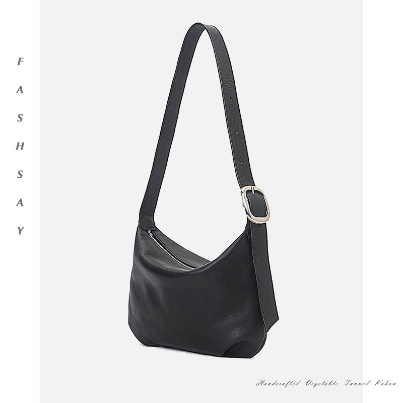 FASHSAY2022 new summer genuine leather women's bag texture Little crowdsourced small single shoulder special axillary bag