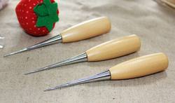 DIY 양질의 라운드 홀 단단한 나무 핸들 포지셔닝 awl