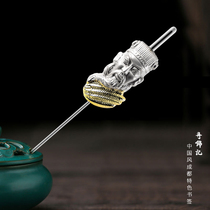 Treasure Hunt Chinese Wind Featured Metal Bookmarking Classical Figure Foreign Gifts Office Supplies Princeliang