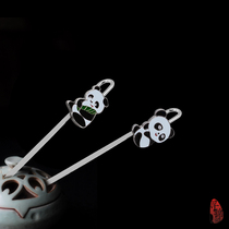 Treasure Hunt of Sichuan Featured Metal Bookmark Cartoon National Panda Foreign Affairs Tourism Memorial Gift