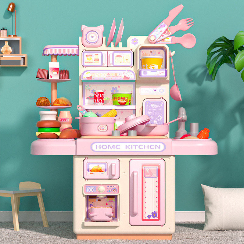 厨房玩具套装仿真厨具做饭煮饭大号三四周3岁以上5儿童女孩过家家