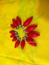 Buddha supplies Transparent red bulb Lotus lamp beads Electric candle bulb Luo Kou bulb for lamp bulb Small
