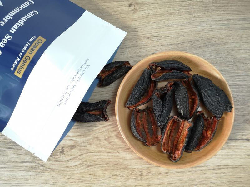 Canadian sea cucumber Arctic ocean 45 - 50 head A cargo opening dry dry water products without adding age 6