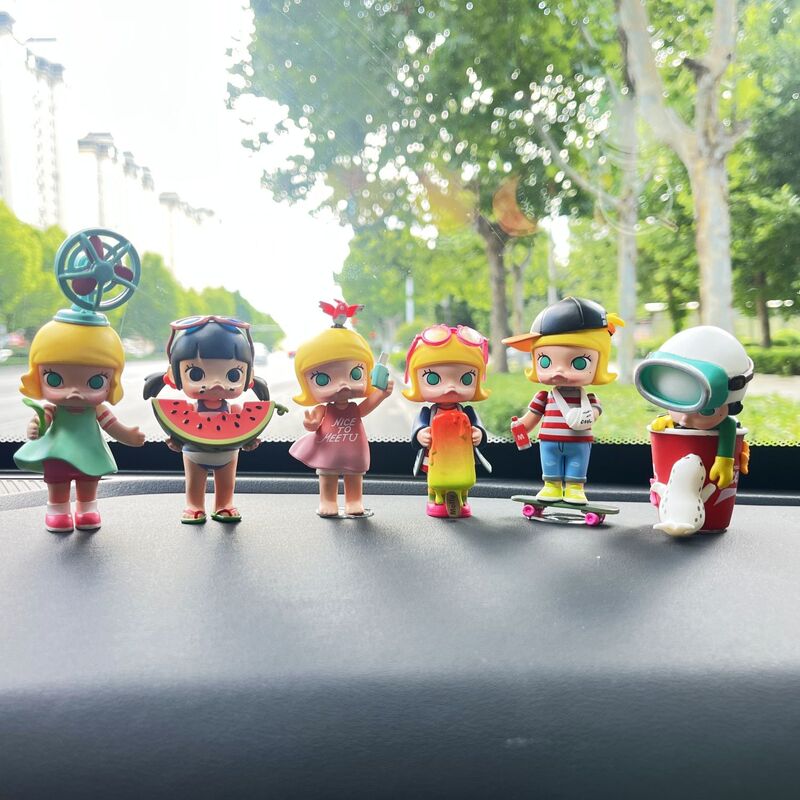 Cartoon Cute Car Ornaments, High-End Decoration for the Car Dashboard, Cute Molly Jasmine, My Childhood