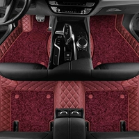 Бордо-красный — имитация кашемира — двухслойная натуральная кожа