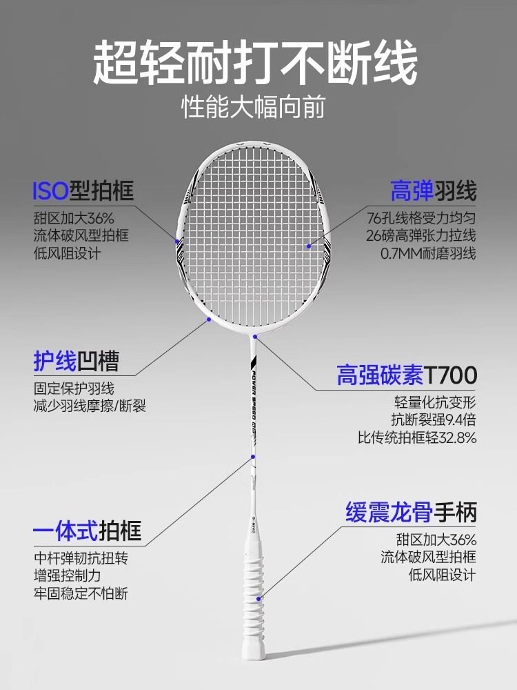 German Xingyu Series Badminton Racket Full Carbon Fiber Ultra-Light Double Racket Set Adult Professional Official Flagship Store