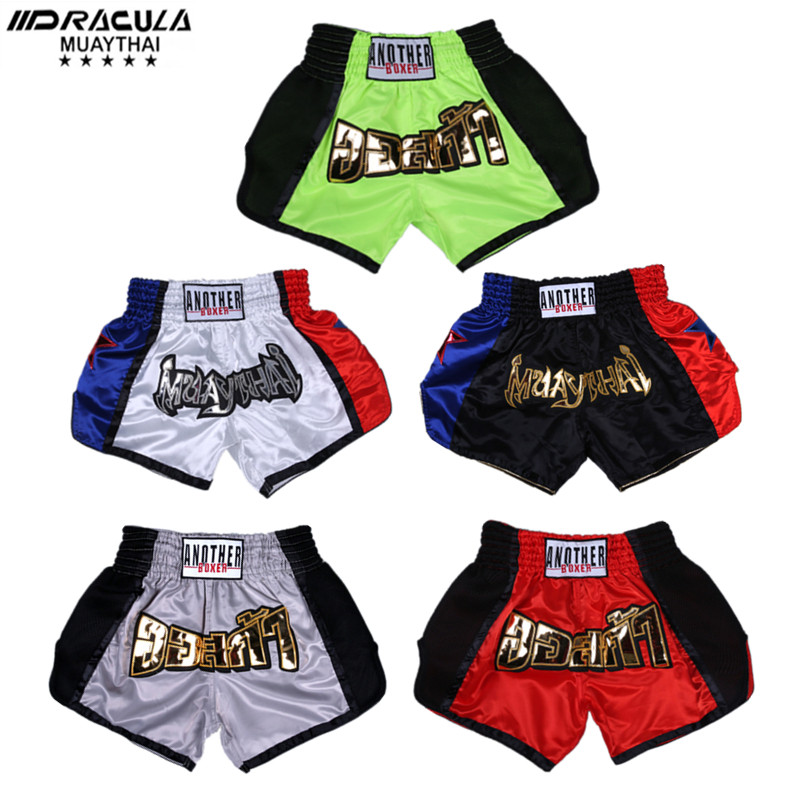 ANOTHER New Thai Muay Thai Fighting Training Shorts Sanda Boxing MMA Adult Kids Match Suit For Men and Women
