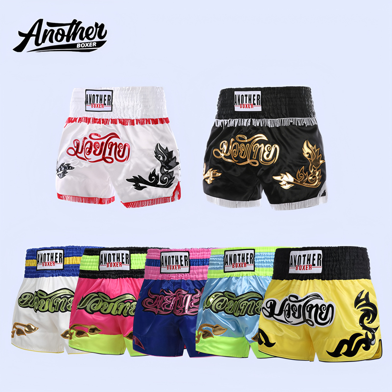 An New Muay Thai and Sanda Professional Shorts for Men, Women, Adults, and Children, Free Fighting, Boxing Training and Competition Pants An New Muay Thai and Sanda Professional Shorts for Men, Women, Adults, and Children, Free Fighting, Boxing Training and Competition Pants