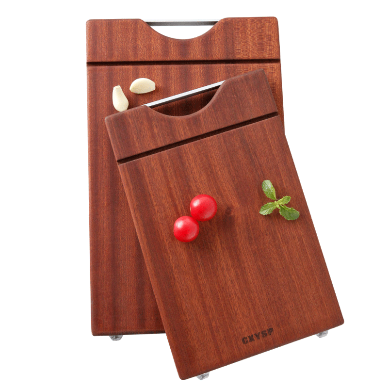 Porcelain show source black ebony board, household whole wood chopping board, kitchen chopping board of real wood board, antibacterial mouldproof chopping block