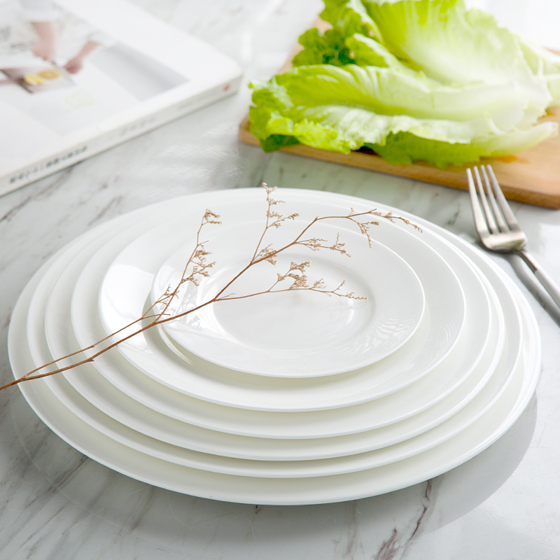 Porcelain show creative source disk beefsteak ipads Porcelain dish dish compote hotel ceramic plate plate suit