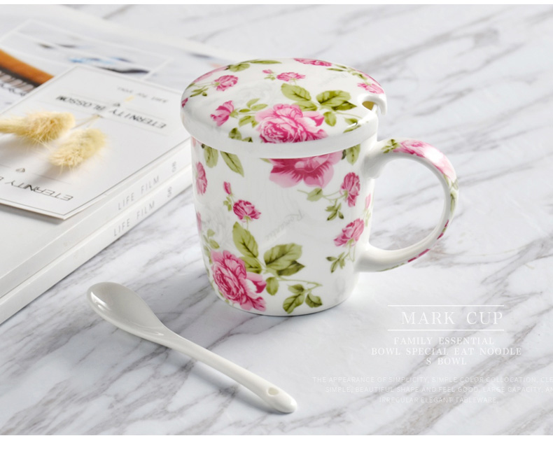 Ceramic cup keller creative picking cups with cover run milk cup ipads porcelain cup coffee cup cereal breakfast cup