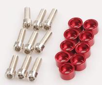 Modification for Honda Civic engine engine intake and exhaust pipe cup-shaped aluminum alloy color screw gasket