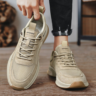 Men's Shoes 2026 New Spring Popular Sports Casual Retro Forrest Gump Men's Lightweight Soft-Soled Travel Dad Trendy Shoes