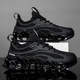 Putian Blade Men's Shoes Spring 2026 New Sports and Leisure Running Black Men's Thick Sole Heightening Dad Trendy Shoes