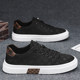 Canvas shoes men's 2026 new spring slip-on lazy black work cloth shoes low-top versatile casual sneakers
