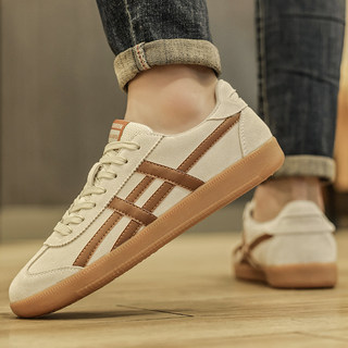 Men's Shoes 2025 New Autumn Popular Model Forrest Gump Sports Casual German Training Sneakers Men's Soft-Soled Work White Trendy Shoes