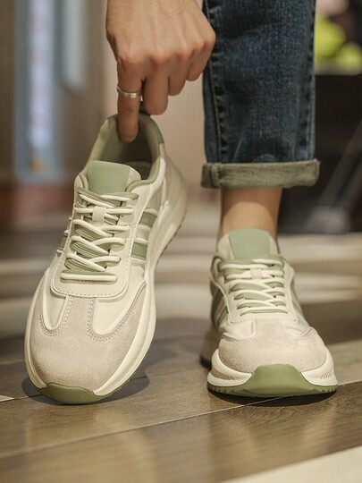 Putian Forrest Men's Shoes 2025 New Winter Running Travel Trend Leisure Sports Thick Sole Heightening Dad Trendy Shoes