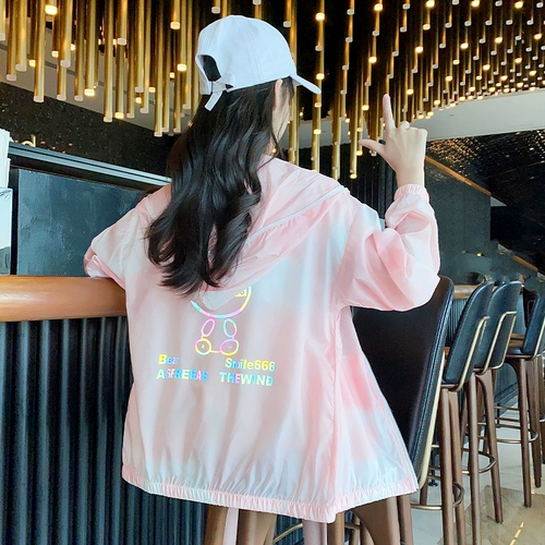 Солнцезащитный крем, летняя детская легкая и тонкая дышащая шелковая одежда для защиты от солнца, коллекция 2023, подходит для подростков