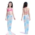 Đồ bơi bé gái trẻ em nữ lớn trẻ em chia đôi công chúa nàng tiên cá trang phục bikini đuôi dài gợi cảm