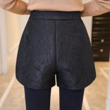 Шорты, демисезонные осенние штаны, сапоги, высокая талия, коллекция 2023, большой размер, А-силуэт