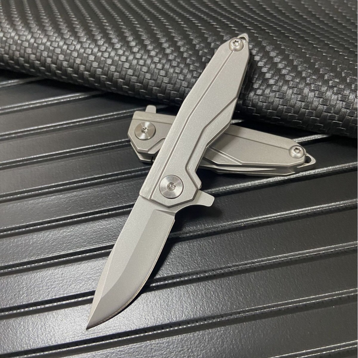 Versatile folding small knife key buckle small knife silver sharp Mini quick open EDC portable open box unpacking express-Taobao